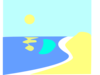 Beach Sunrise Clip Art