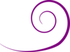 Purple Swirl Clip Art