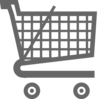 Grey Shopping Cart Clip Art