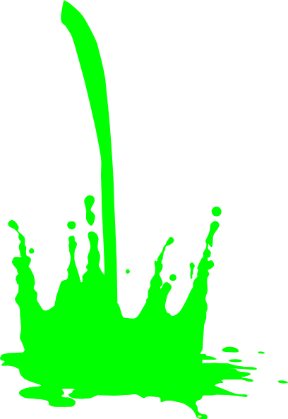 Green Splatter Clip Art at Clker.com - vector clip art online, royalty