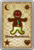 Gingerbread Card Clip Art