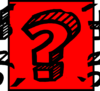 Questions Red Back Clip Art