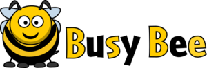 Busy Bee Logo Clip Art