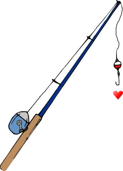 Download Fishing Pole Heart Clip Art at Clker.com - vector clip art ...