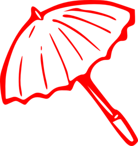 Red Umbrella Clip Art