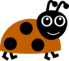 Brown Ladybug Clip Art
