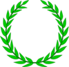 Olive Wreath Green Clip Art
