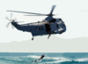 Sh-3 Helo Recovers Eod Team Clip Art