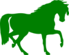 Green Horse Clip Art