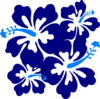 Hibiscus Blue Clip Art