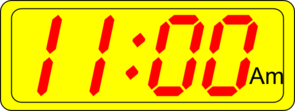Time 11 Clip Art
