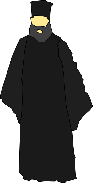 Eastern Church Catholic Monk Clip Art at Clker.com - vector clip art