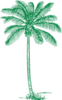 Green Palm Tree Clip Art
