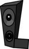 L Speaker Clip Art