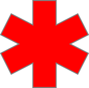 Red2 Star Of Life Clip Art