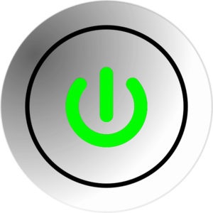 Button-green-on Clip Art