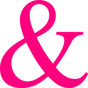 Hot Pink Ampersand Clip Art