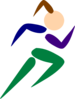 Girl Running Clip Art