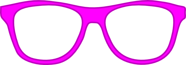Pink Glasses Frame Front Clip Art at Clker.com - vector clip art online