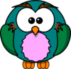 Cute Owl Cartoon Clip Art