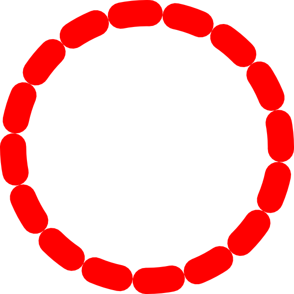 Крупным планом круг. Красный круг. Пунктирный круг. Красный круг на прозрачном фоне. Красный кружок на прозрачном фоне.