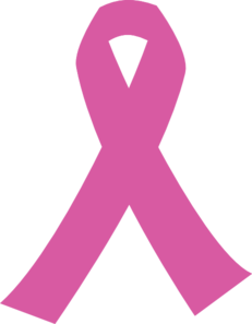 Ribbon For Cancer Darker Pink Clip Art