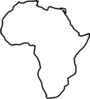 Africa Outline Clip Art