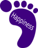 Right Foot Happiness Clip Art