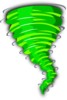 Green Tornado Clip Art