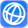 Blue Globe Icon Clip Art