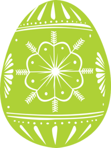 Easter Egg Green Clip Art