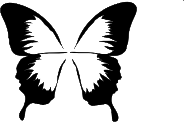 Download Butterfly Silhouette Clip Art at Clker.com - vector clip ...