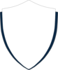 Navy Gray Shield Clip Art