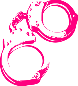 Pink Handcuffs Clip Art