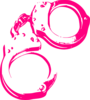 Pink Handcuffs Clip Art