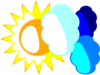 Sun And Clouds - Behavior Management In The Classroom Clip Art