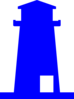 Blue Lighthouse Clip Art