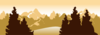 Mountain Scenery Clip Art