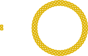 Gold Braided Circle Clip Art