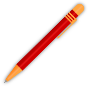Red Ballpoint Pen Clip Art