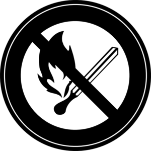 No Fire Logo 1 Clip Art
