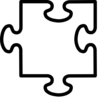 Jigsaw White Puzzel Clip Art