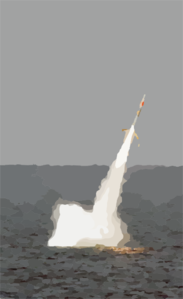 Uss Florida Launches A Tomahawk Cruise Missile During Giant Shadow In The Waters Off The Coast Of The Bahamas Clip Art