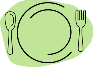 Light Green Plate Clip Art