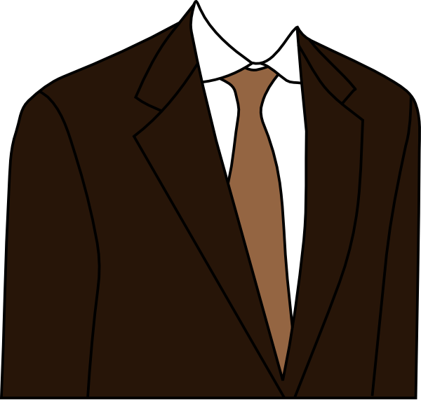 Brown Suit Clip Art at Clker.com - vector clip art online, royalty free