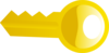 Chave Amarela Clip Art