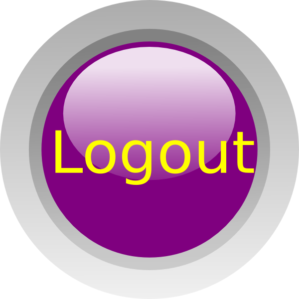 Logout Clip Art at Clker.com - vector clip art online, royalty free