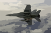 An F/a-18c Hornet Shoots Off A Practice Flare Clip Art