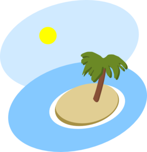Oval Island Scene Clip Art at Clker.com - vector clip art ...