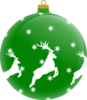 Reindeer Ornament Clip Art